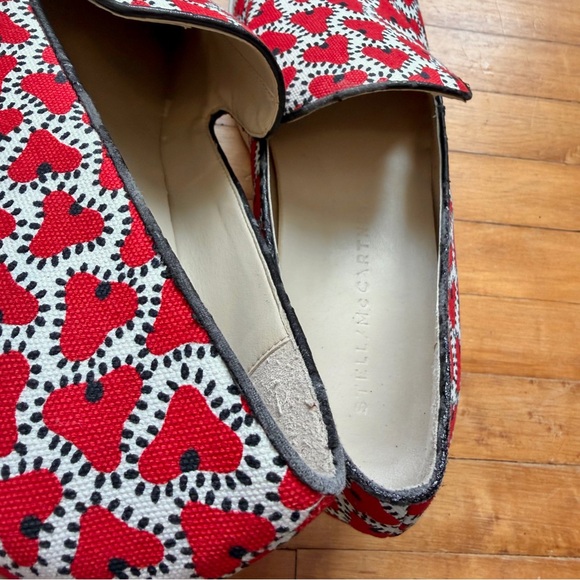STELLA MCCARTNEY Hearts Binx Slip-On Wedge Platform Sneaker Women's Size EU 40 - Picture 11 of 14
